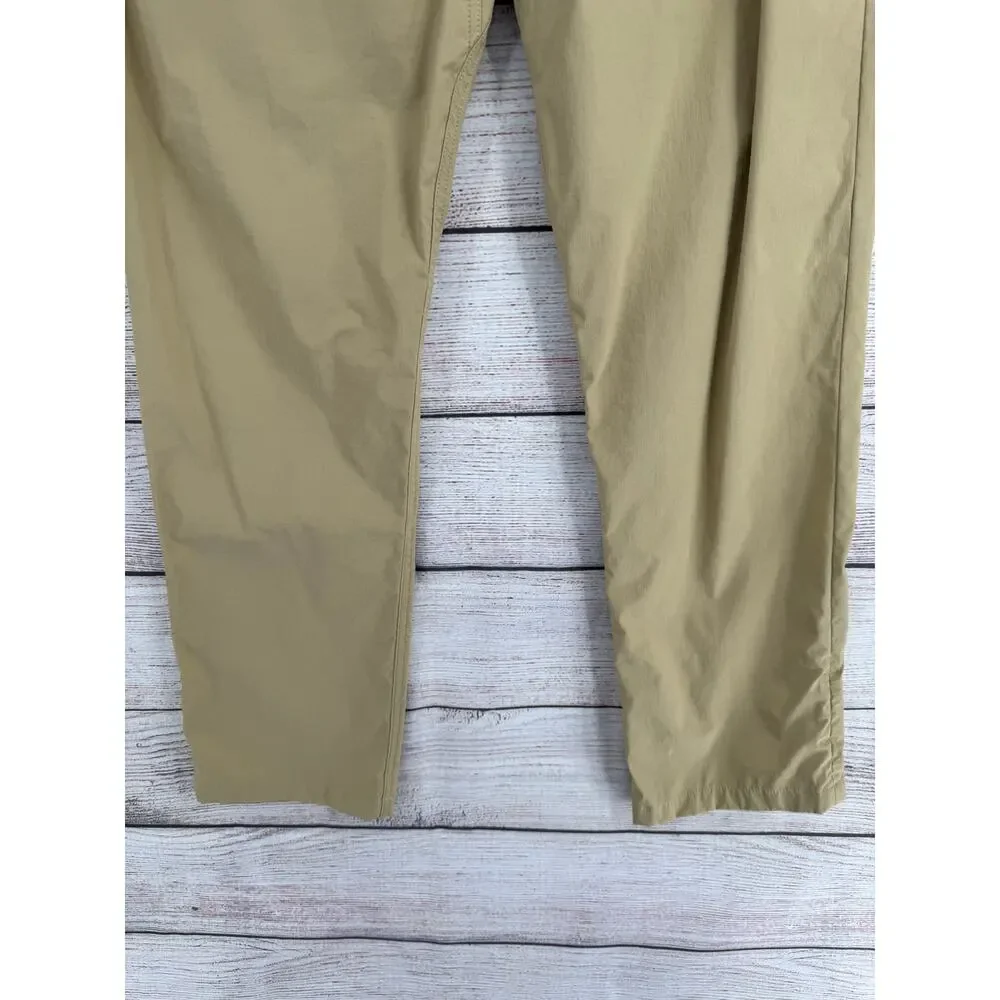 The North Face Sprag 5 Pocket‎ Pants Mens 32 Tan Stretch UPF Moisture Wicking